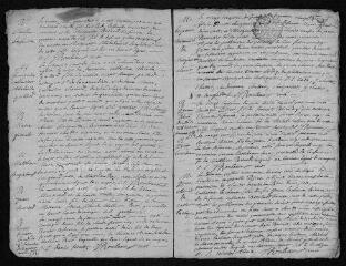 15 vues  - Registre paroissial. Baptêmes, mariages, sépultures (1731-1732) - Baptême (janvier 1733) (ouvre la visionneuse)