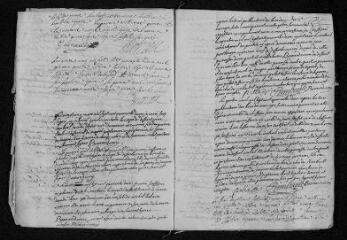 17 vues Registre paroissial. Baptêmes, mariages, sépultures (1742-janvier 1743)