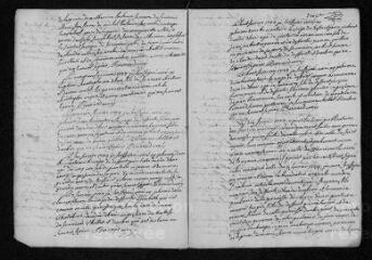 17 vues Registre paroissial. Baptêmes, mariages, sépultures (1744) - Mariage (janvier 1745)