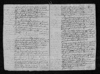 16 vues Registre paroissial. Baptêmes, mariages, sépultures (1746) - Sépulture (janvier 1747)