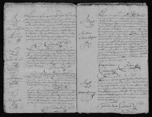 29 vues  - Registre paroissial. Baptêmes, mariages, sépultures (1790-avril 1791) (ouvre la visionneuse)