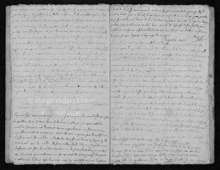 10 vues Registre paroissial. Baptêmes, mariages, sépultures (1786) - Baptême (janvier 1787)