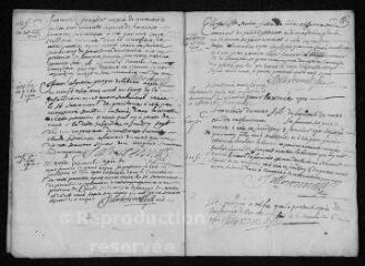 7 vues Registre paroissial. Baptêmes, sépultures (avril 1700-janvier 1701)
