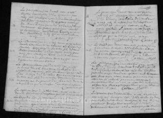 7 vues Registre paroissial. Baptêmes, mariages, sépultures (1702) - Baptêmes, sépultures (janvier 1703)