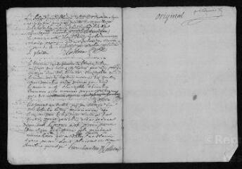 5 vues  - Registre paroissial. Baptêmes, mariages, sépultures (mars-décembre 1707) - Baptêmes (février 1708) (ouvre la visionneuse)