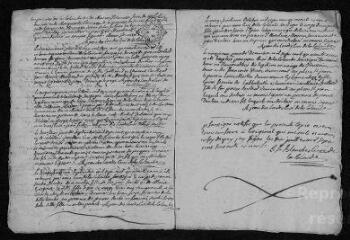 9 vues Registre paroissial. Baptêmes, mariages, sépultures (1741-1742) - Mariage (juin 1743)