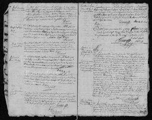 8 vues Registre paroissial. Baptêmes, mariages, sépultures (mars 1792-février 1793)