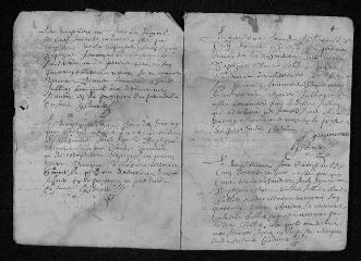 10 vues  - Registre paroissial. Baptêmes, mariages, sépultures (1668) - Baptêmes (janvier 1669) (ouvre la visionneuse)