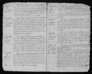 5 vues  - Registre paroissial. Sépulture (décembre 1742) - Baptêmes, mariages, sépultures (1743) (ouvre la visionneuse)