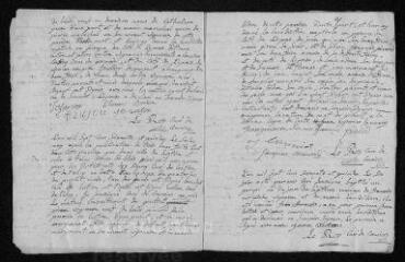 10 vues  - Registre paroissial. Baptêmes, mariages, sépultures (mars-décembre 1775) (ouvre la visionneuse)