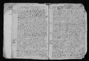 10 vues Registre paroissial. Baptêmes, mariages, sépultures (juin-décembre 1693) - Baptêmes, sépultures (janvier-février 1694)