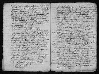 8 vues  - Registre paroissial.Baptêmes, mariages, sépultures (1740) - Sépulture (janvier 1741) (ouvre la visionneuse)