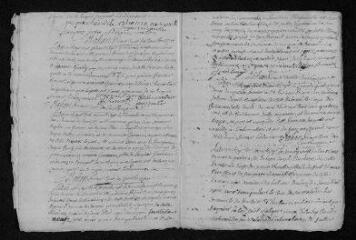11 vues  - Registre paroissial.Baptêmes, mariages, sépultures (1767) - Mariage (janvier 1768) (ouvre la visionneuse)