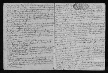 11 vues Registre paroissial.Baptêmes, mariages, sépultures (1708) - Baptême (février 1710) - Mariages (janvier 1711)