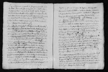 15 vues Registre paroissial.Baptêmes, mariages, sépultures (1750) - Mariage (janvier 1751)