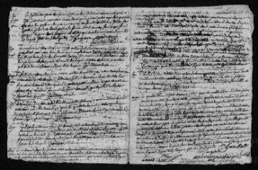 9 vues  - Registre paroissial.Baptêmes, sépultures (décembre 1746) - Baptêmes, mariages, sépultures (1747) (ouvre la visionneuse)
