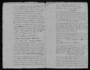 9 vues Registre paroissial. Baptêmes, mariages, sépultures (1790) - Baptêmes, sépultures (1791)