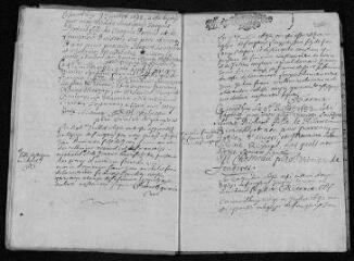 10 vues Registre paroissial. Baptêmes, mariages, sépultures (1692) - Baptêmes, sépultures (janvier-février 1693)
