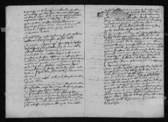 9 vues Registre paroissial. Baptêmes, mariages, sépultures (février-décembre 1695) - Mariages, sépultures (janvier 1696)