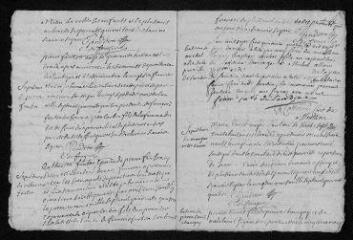 10 vues Registre paroissial. Baptêmes (décembre 1743) - Baptêmes, mariages, sépultures (1744)