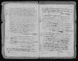 17 vues Registre paroissial. Baptêmes, mariages, sépultures (1784-janvier 1785)