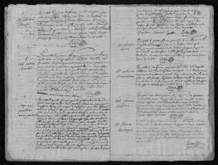 15 vues Registre paroissial. Baptêmes, mariages, sépultures (1788) - Baptêmes, sépultures (janvier 1789)