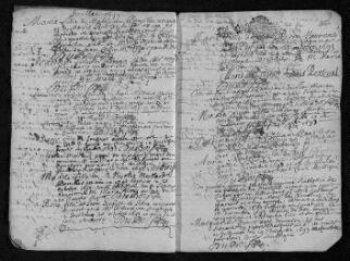 7 vues Registre paroissial. Baptêmes, mariages, sépultures (février 1693-février 1694)