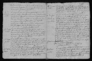 7 vues  - Registre paroissial. Baptêmes, mariages, sépultures (1781) - Mariages, sépultures (janvier 1782) (ouvre la visionneuse)
