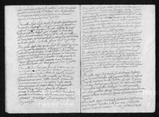 27 vues Registre paroissial. Baptêmes, mariages, sépultures (août 1738-novembre 1740)