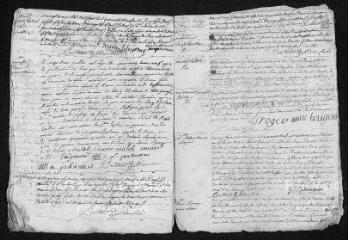13 vues  - Registre paroissial. Baptêmes, mariages, sépultures (février-décembre 1749) (ouvre la visionneuse)