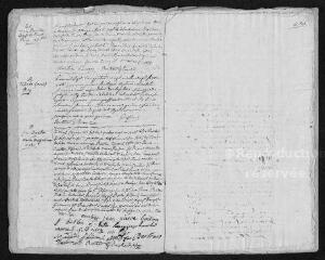 11 vues Registre paroissial. Baptêmes, mariages, sépultures (1781) - Baptêmes, sépultures (août 1782)