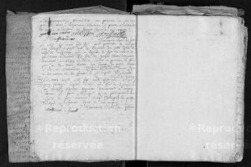 179 vues  - Registre paroissial. Baptêmes, mariages, sépultures (février 1740-janvier 1751) (ouvre la visionneuse)