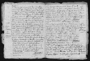 11 vues Registre paroissial. Baptêmes, mariages, sépultures (1742) - Sépulture (janvier 1743)