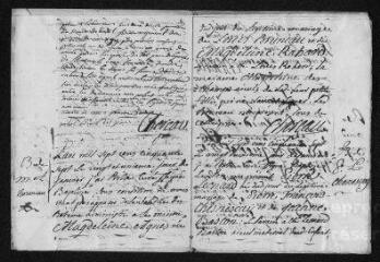 15 vues  - Registre paroissial. Baptêmes, mariages (1757) - Baptême (janvier 1758) (ouvre la visionneuse)
