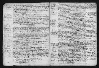 11 vues  - Registre paroissial. Baptêmes, mariages, sépultures (février 1753-décembre 1755) (ouvre la visionneuse)