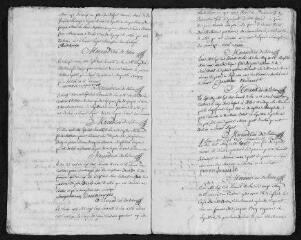 11 vues Registre paroissial. Baptêmes, mariages, sépultures (février 1766-mai 1767)