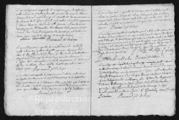 7 vues Registre paroissial. Sépultures (1750) - Mariages, sépultures (janvier-février 1751)