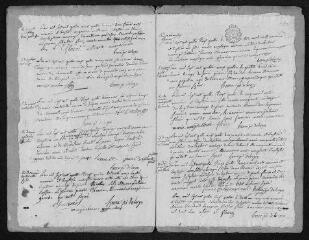 9 vues Registre paroissial. Baptêmes, mariages, sépultures (1784) - Sépulture (janvier 1785)