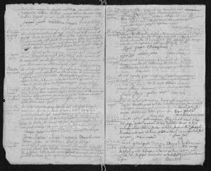 8 vues Registre paroissial. Baptêmes, mariages, sépultures (1791) - Baptême (janvier 1792)