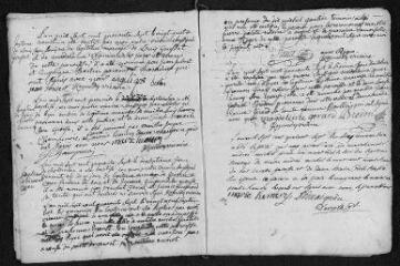 7 vues Registre paroissial. Baptêmes, mariages, sépultures (février-novembre 1747)