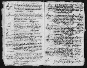 8 vues Registre paroissial. Baptêmes, mariages, sépultures (février-décembre 1791) - Baptêmes, sépultures (janvier 1792)