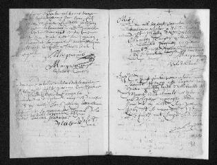 17 vues Registre paroissial. Baptêmes, mariages, sépultures (août 1673-avril 1674)