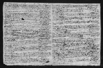 7 vues Registre paroissial. Baptêmes, mariages, sépultures (1752) - Baptêmes, sépultures (janvier-février 1753)