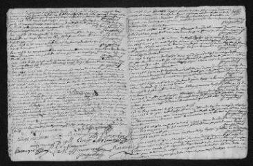 7 vues Registre paroissial. Baptêmes, mariages, sépultures (1754) - Baptêmes, sépultures (janvier 1755)