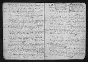 11 vues Registre paroissial. Baptêmes, mariages, sépultures (février-décembre 1704)