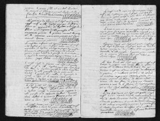 10 vues Registre paroissial. Baptêmes, mariages, sépultures (1789) - Sépulture (janvier 1790)