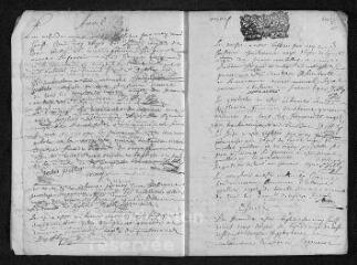 11 vues Registre paroissial. Baptêmes, mariages, sépultures (1700) - Baptêmes, sépultures (janvier 1701)
