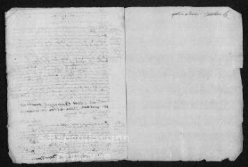5 vues Registre paroissial. Baptêmes, mariages, sépultures (février-novembre 1739)