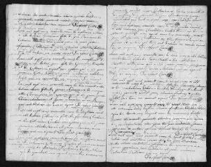 7 vues Registre paroissial. Baptêmes, mariages, sépultures (1769) - Sépulture (janvier 1770)