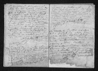 13 vues Registre paroissial. Baptêmes, mariages, sépultures (mai 1670-mars 1671)
